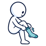 Enfiler Une Chaussette