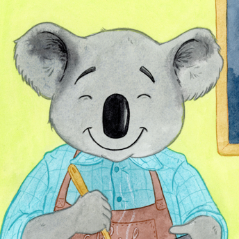 Papa koala