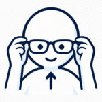 Mettre des lunettes